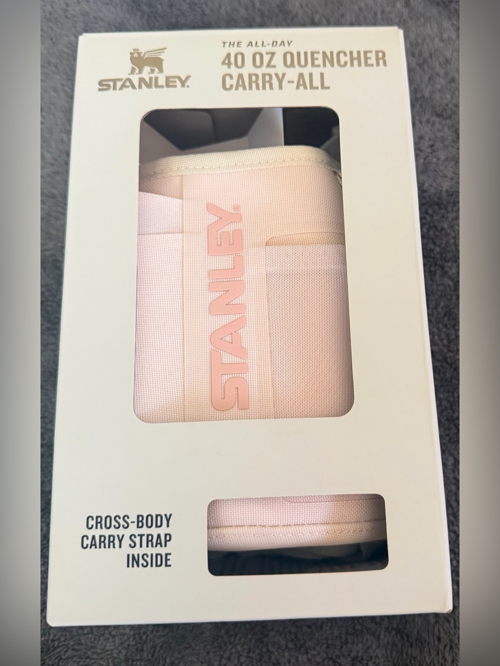 Stanley 40oz Quencher Carry All Pink Quartz New In Box - Picture 1 of 5